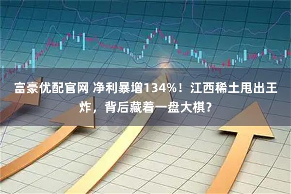 富豪优配官网 净利暴增134%！江西稀土甩出王炸，背后藏着一盘大棋？